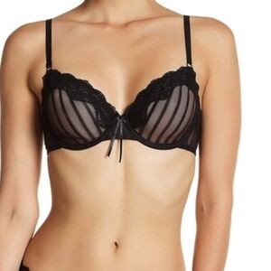 Heidi Klum Intimates Black Lace Bra